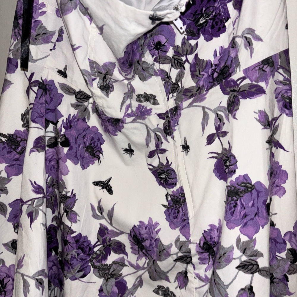Hot Topic Purple and White Strapless Sundress - Picture 6 of 8